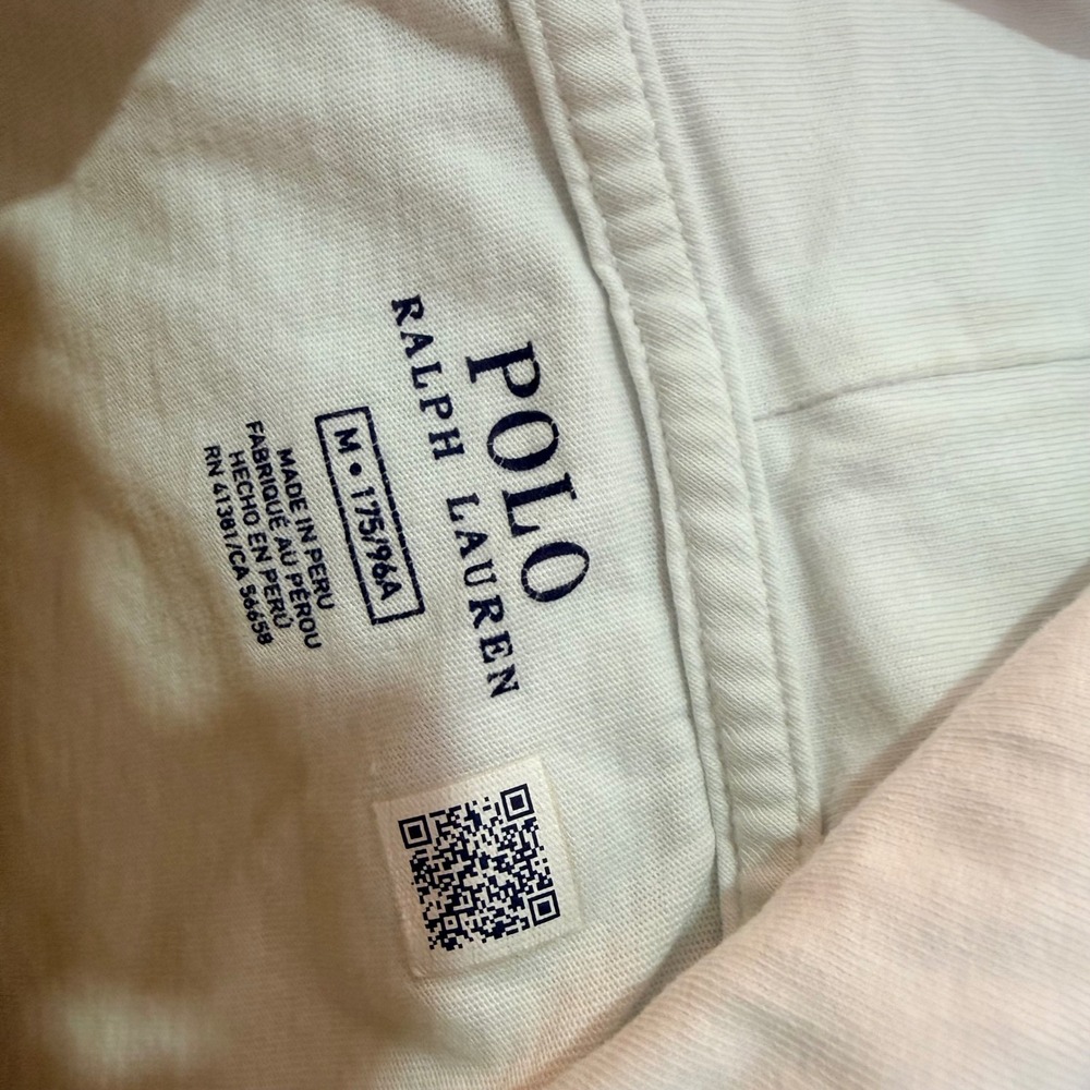 Polo Ralph Lauren T-Shirt Mens M White Classic Pony Logo Loungewear Athleisure - Picture 5 of 12